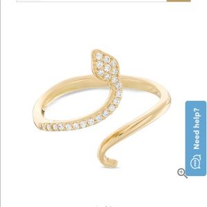Snake wrap ring